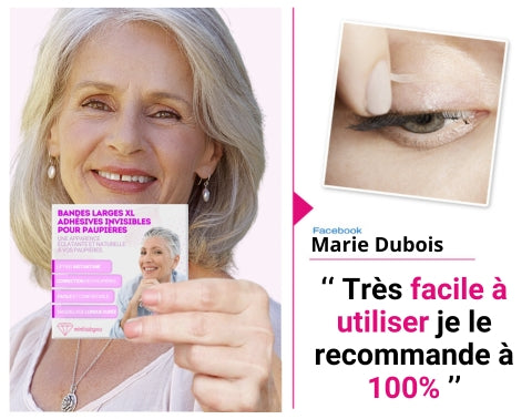 Bandes Adhésives Larges XL Invisibles Pour Paupières™