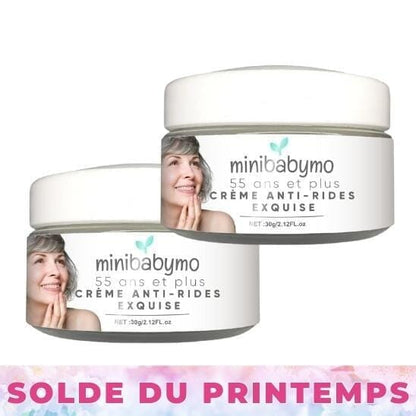 Crème anti-rides Exquise (55 ans et plus) Offre spéciale printemps. - 2 Crèmes anti-rides = La 2ème à -30%