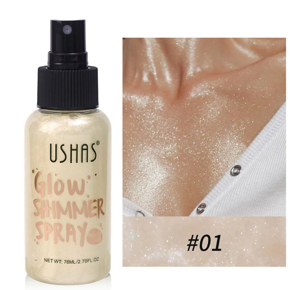 Vaporisateur USHAS Glow Shimmer dans la teinte 