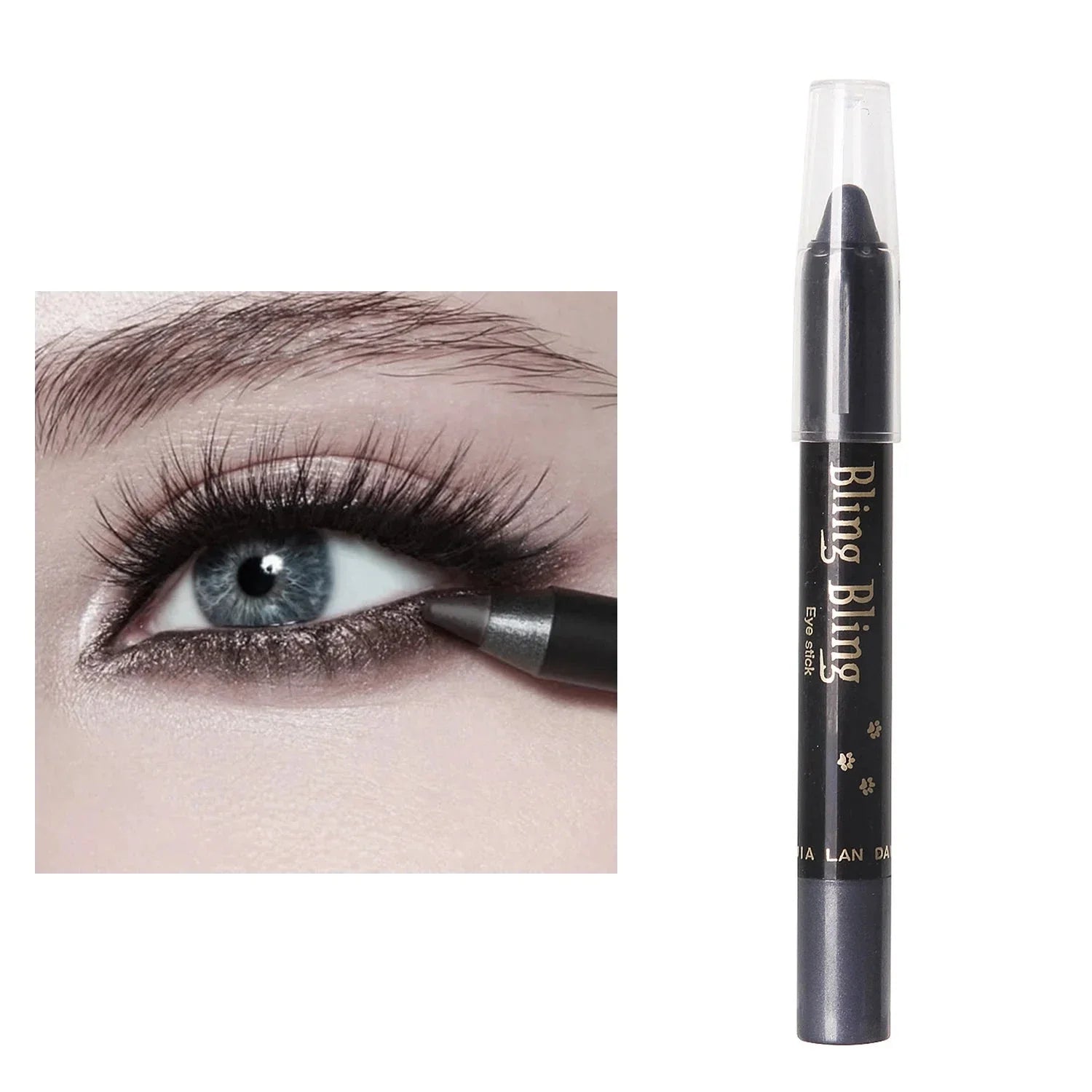 Crayon eyeliner noir avec un design twist-up.