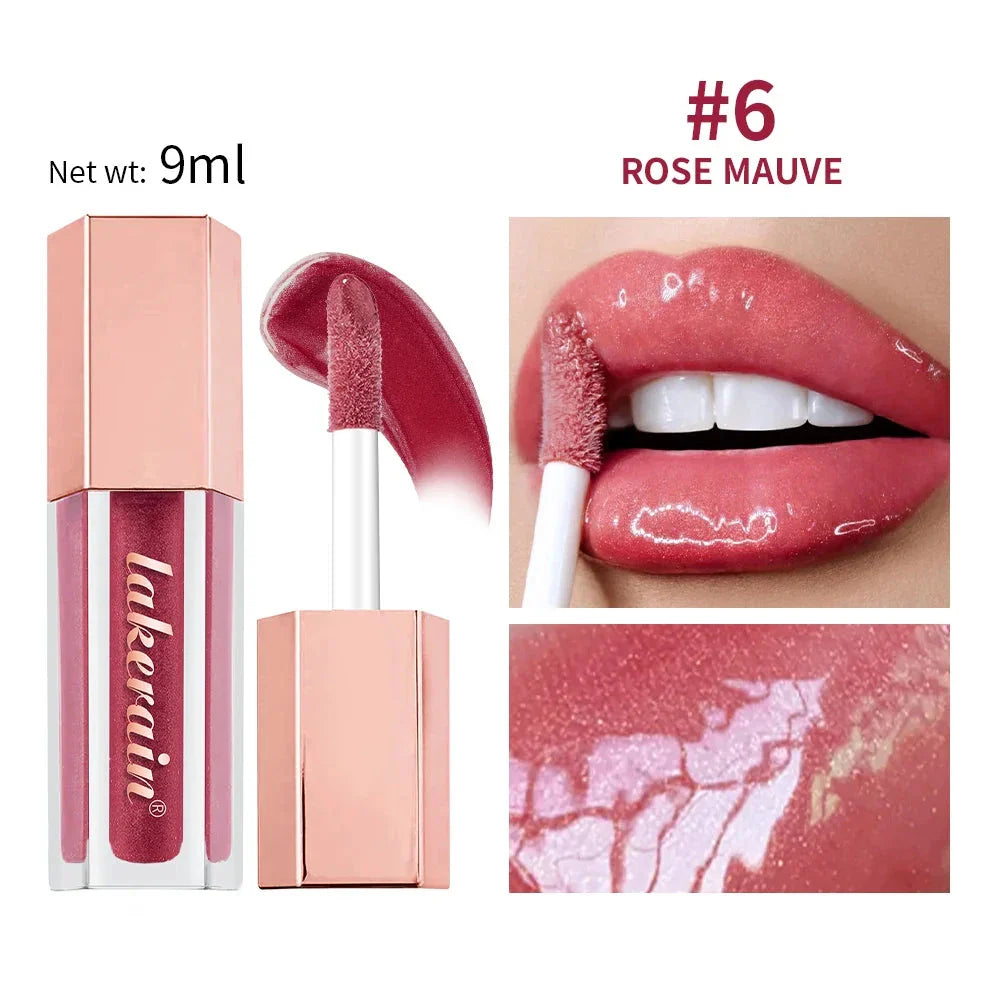 Rouge à lèvres liquide rose mauve au fini brillant dans la teinte 