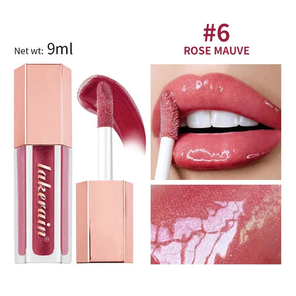 Rouge à lèvres liquide rose mauve au fini brillant dans la teinte 