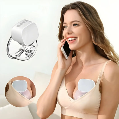 Tire-lait mains libres, portable, sans fil et contrôlable par smartphone.