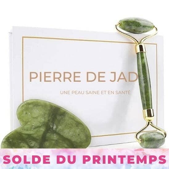 Rouleau pour le visage | Jade et Quartz rose | Offre spéciale printemps.